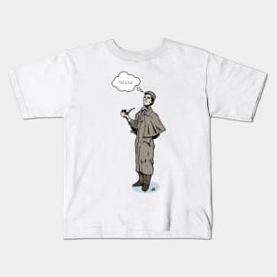 Victorian Sherlock - Not a clue. Kids T-Shirt